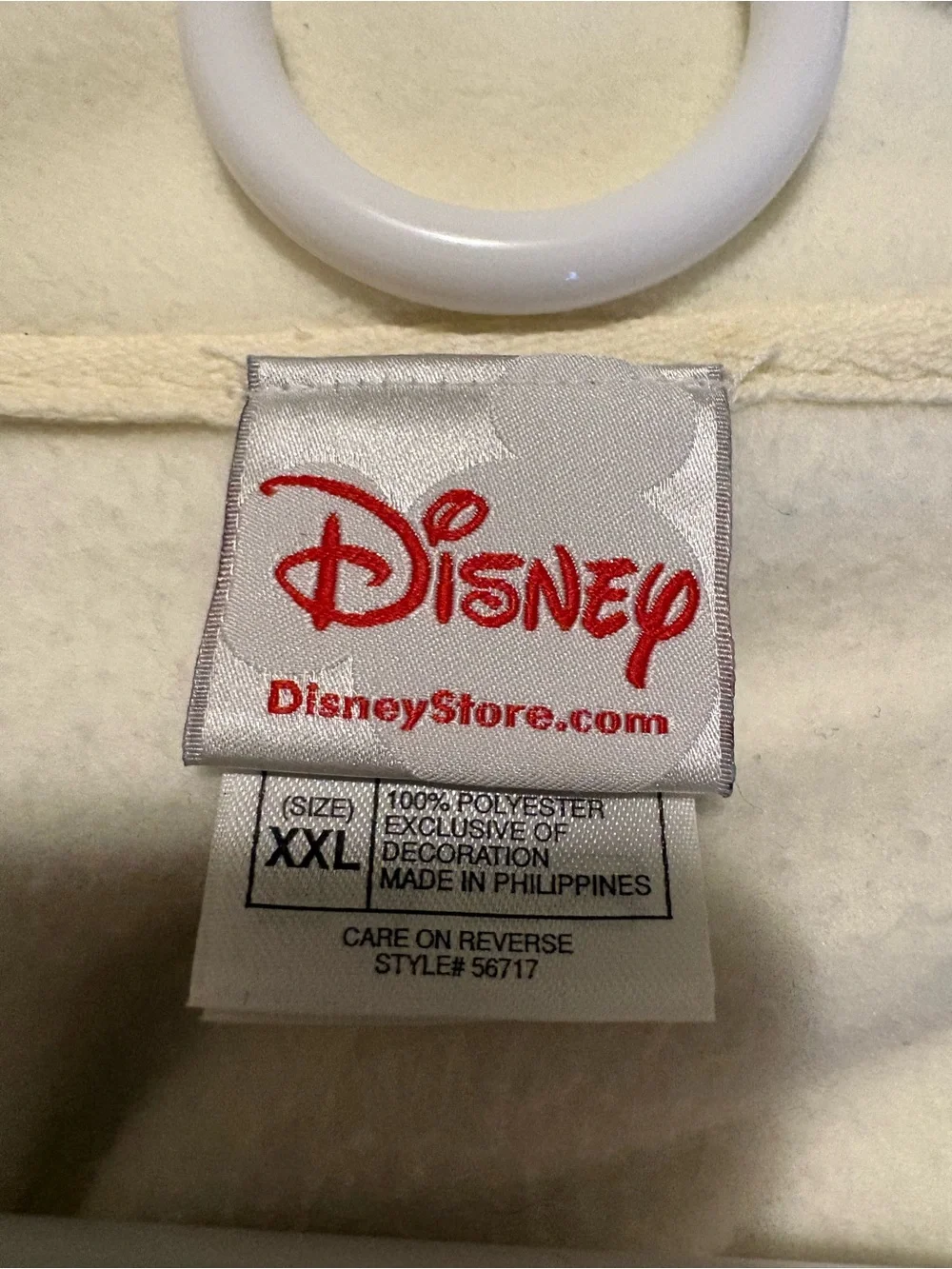 Disney Men's Cream Quarter-Zip Sweater with Eeyore Accent - Picture 5 of 6